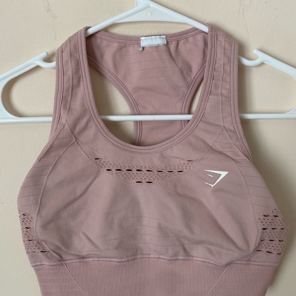 Gymshark pink sports bra